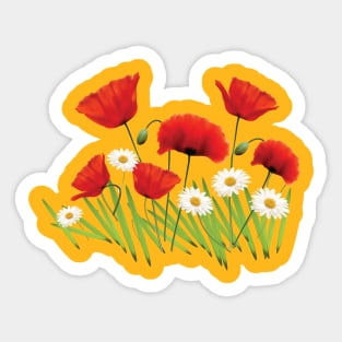 Poppies Sticker